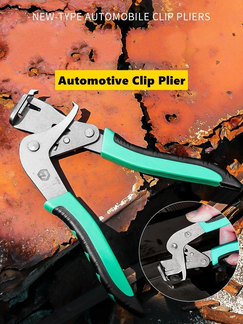 Car Clip Pliers/Disassembly Tools,Efficient Multi-Functional Motor Snap Plier,Easily Removes Plastic Fasteners, Clips, Buckles