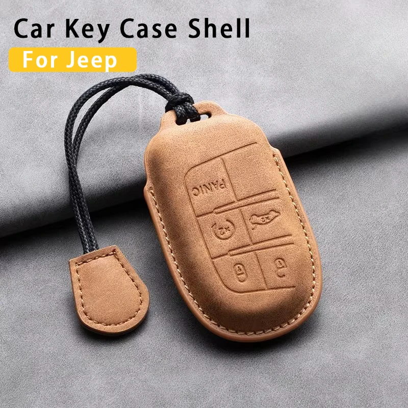 

2/3/4/5 Buttons Car Key Case Cover For Jeep Renegade Grand Cherokee Dodge Ram Charger 1500 Challenger Chrysler 300C Journey