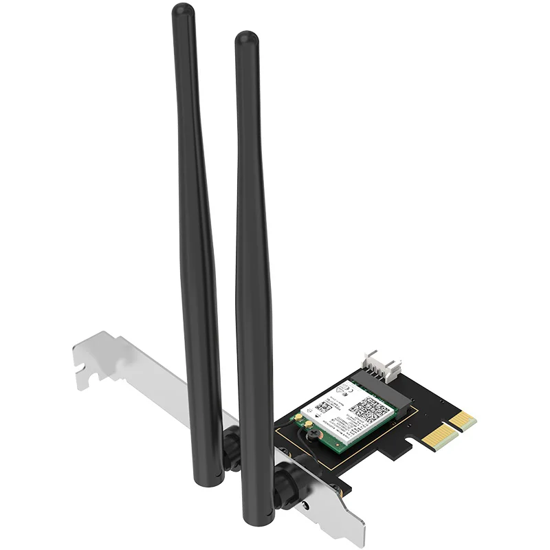 AX200 WiFi6 PCI-E Adapter 2.4+5.8Ghz 11AX Wireless Card Bluetooth Compatible 5.0 5dbi Antenna Wifi Receiver for PC Computer