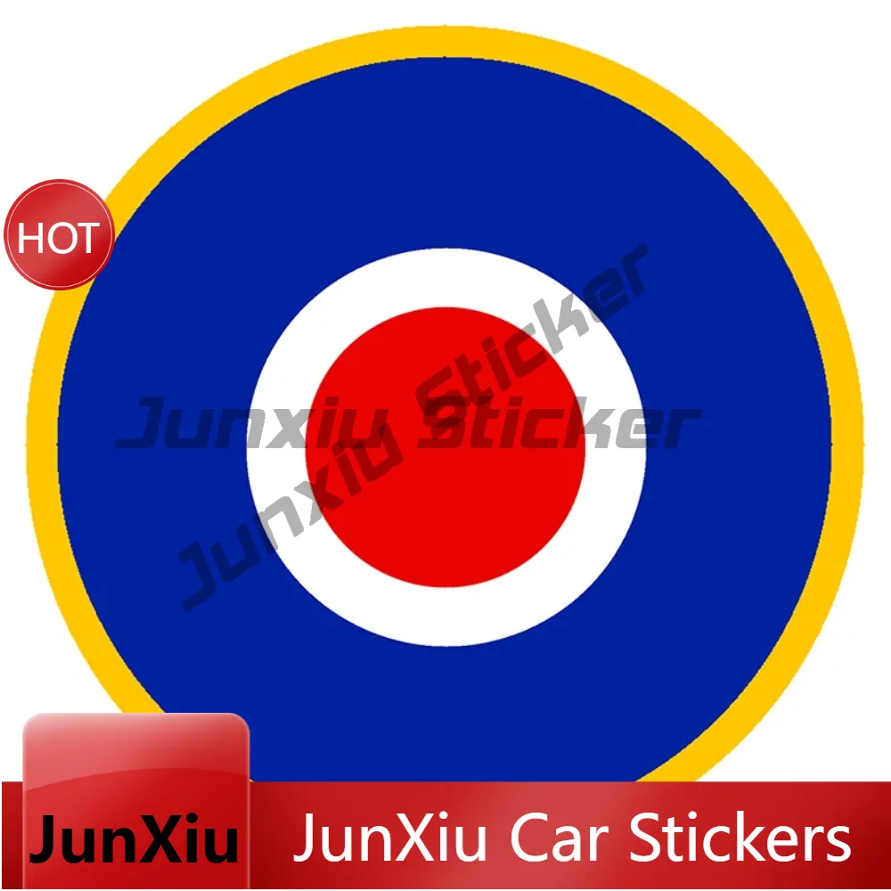 Cocarde GB Roundel Novelty UV Resistant Vinyl Decal For Car Window Helmet Laptop Stickers