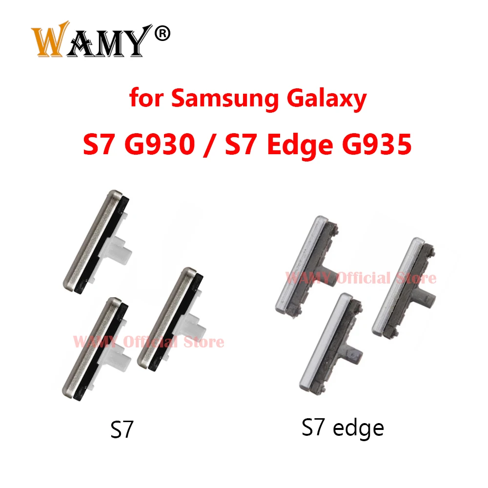 1 zestaw = 3 szt. Przycisk włączania/wyłączania + przycisk głośności w górę/w dół dla Samsung Galaxy S7 G930 / S7 Edge G935 Przycisk boczny
