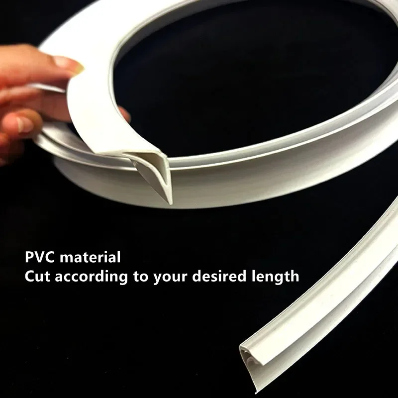 1pc 2m/78.74in Home Decoration Self-Adhesive Wall Trim Line Wall Gap Stickers Background Ceiling Molding Line Frame Border Decor