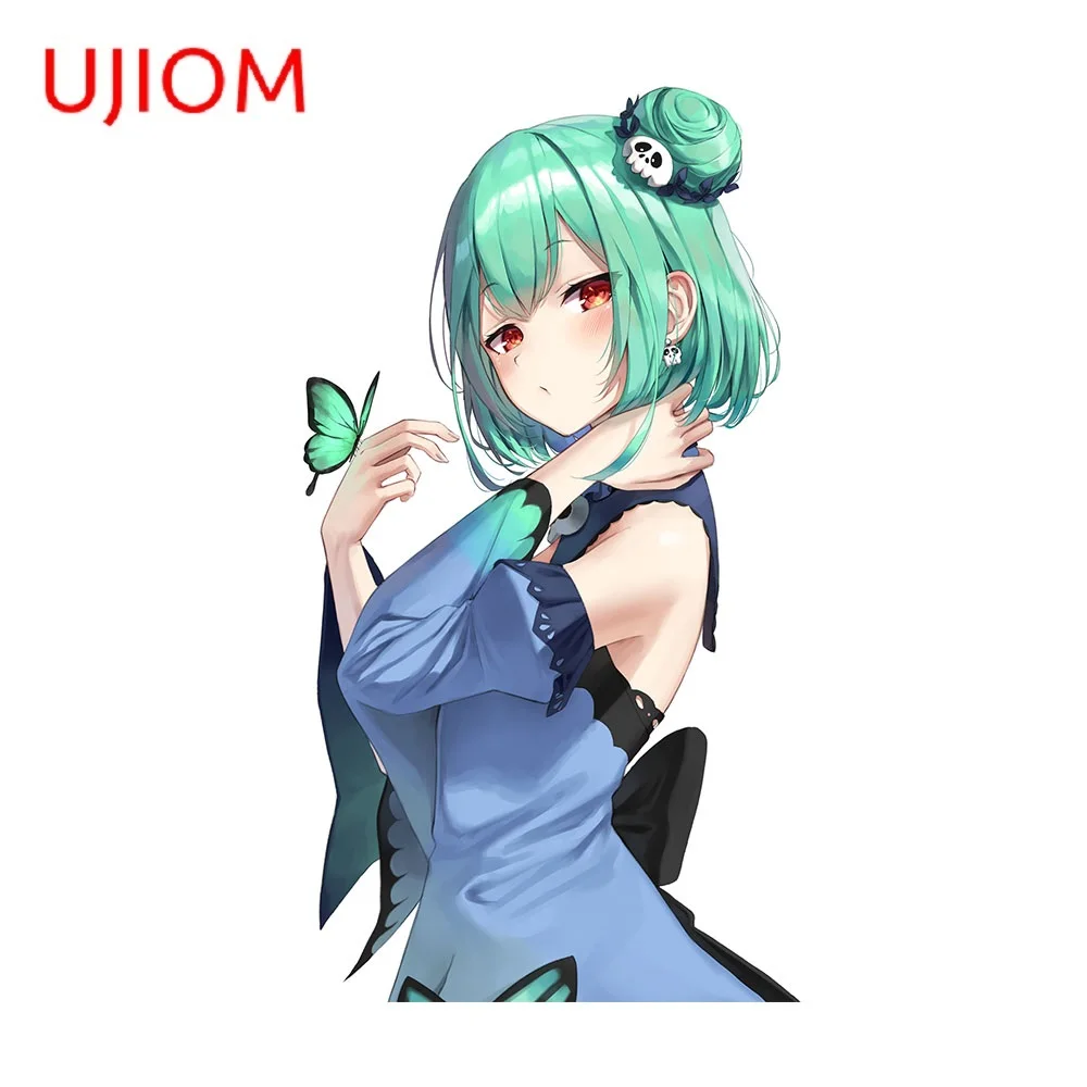 UJIOM for Hololive Uruha Rushia Peeker Wall Sticker Waterproof Vinyl Anime Decal Living Room Bathroom Bedroom Computer Decor