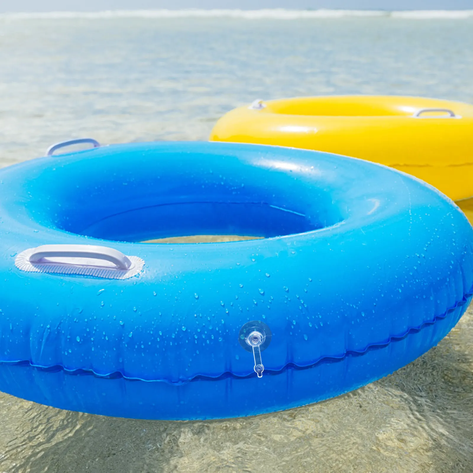 100 Pezzi Tappi Gonfiabili in PVC ad Alta Trasparenza per Anelli da Nuoto, Gonfiabili da Piscina, Adattatore Valvola Gonfiatore per Divani