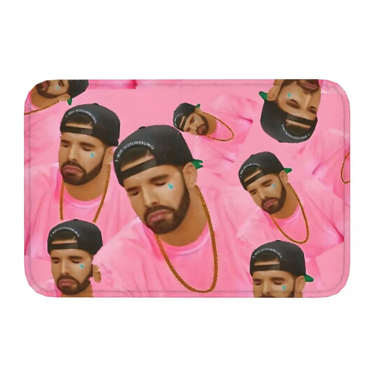 BBL Drake Hip Hop Rapper Bedroom Mat Hotline Bling Doormat Kitchen Carpet Balcony Rug Home Decoration