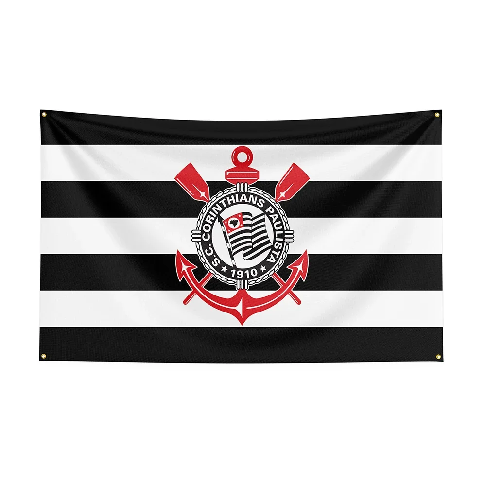 3x5 Sport Club Corinthians Paulista Flag Polyester Printed Racing Sport Banner For Decor 1