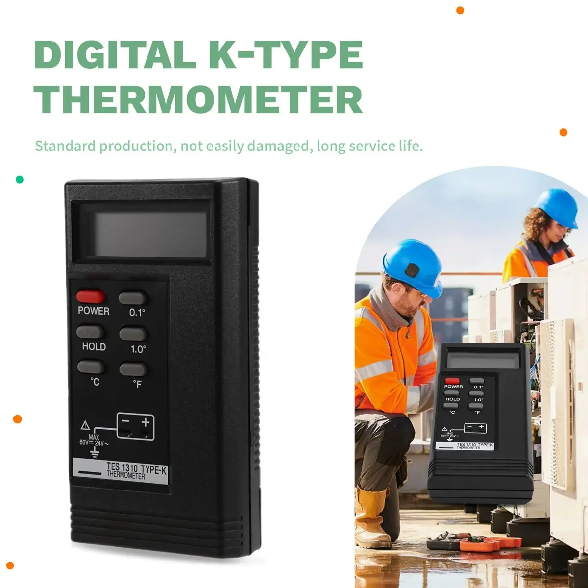 DT81 TES-1310 Digital Thermocouple Temperature Thermometer Portable Digital K Type Thermoemter Digital K Type Thermoemter