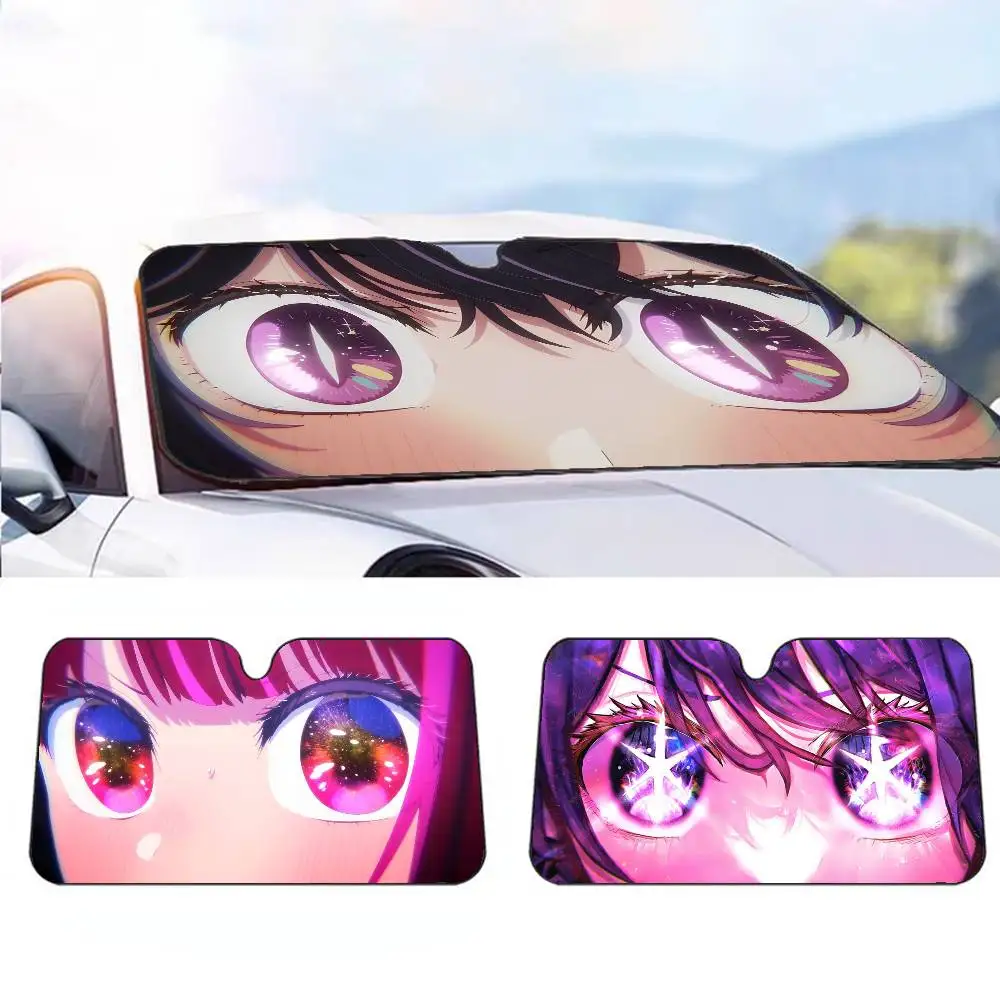 

Аниме O-Oshi no K-Ko автомобильный солнцезащитный козырек зонтик от солнца на лобовое стекло автомобиля солнцезащитный козырек от ультрафиолета и внутренний охладитель