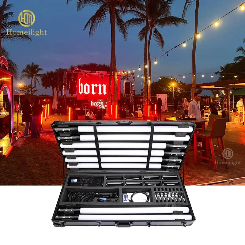 

WIFI APP Pixel Tube Light 360 Degree Waterproof Tube Bar IR Remote Control Tube