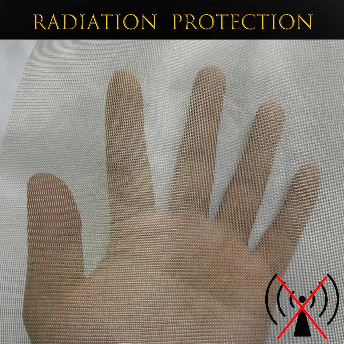 Copper Mesh Shielding RFID Gauze Tulle Type Fabric Reducing EMI EMF Anti-radiation Net for Window Screen Blocking Wifi Signal