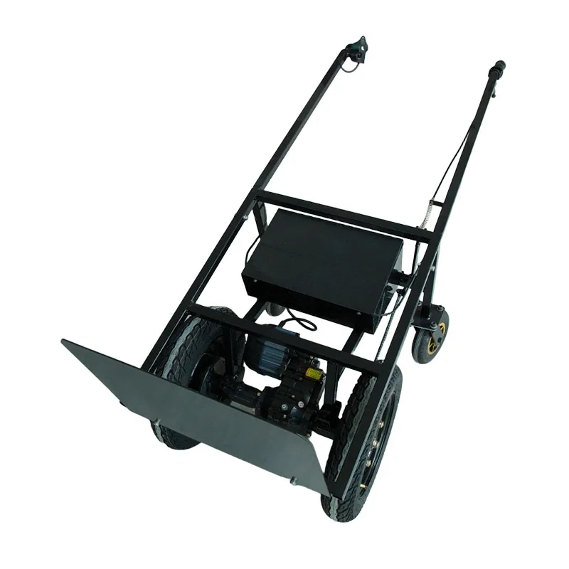 

Electric Hand Truck Construction Site Transport Concrete Transport Vehicle Electric Platform Hand Trolley Cart