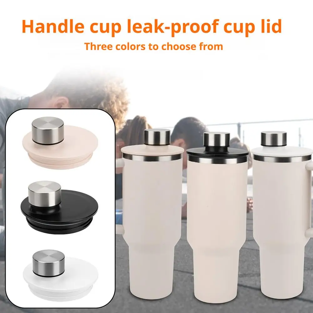 Compatible with Stanley Tumbler Lid Replacement Leakproof High Temp Resistant One Hand Operation Easy Clean Reusable for Outdoor