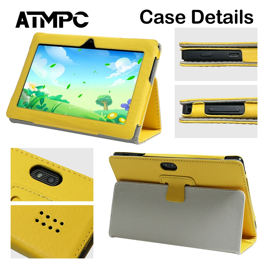 ATMPC 7 inch Tablet Android 11, 3GB RAM+32GB ROM, Quad-Core, 3500mAh, WIFI, BT 4.2, 1024*600 Resolution HD IPS Display Tablet PC