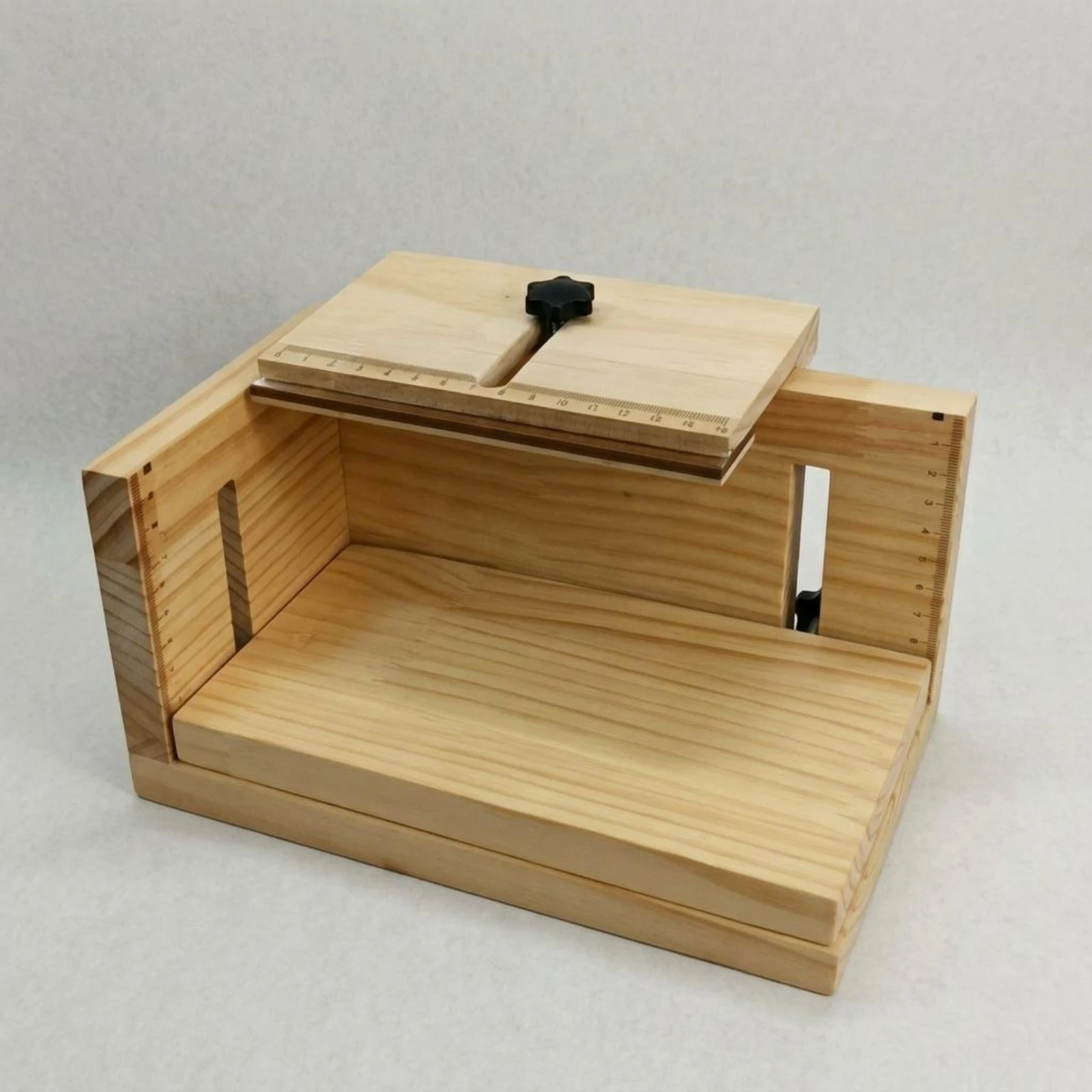 Manual Label Positioning Stand Solid Wood Wooden Label Stand Work Aid Tabletop Hand-Operated