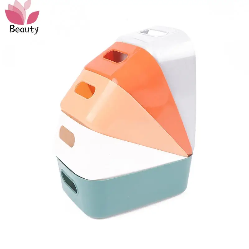 Desktop Storage Box Sundry Storage Student Snack Plastic Cosmetic Storage Box Household Kitchen Sorting Box Makeup Box