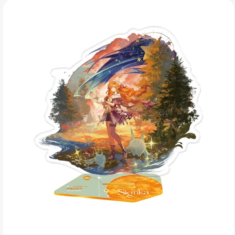 Pre Sale KURO GAMES Genuine Wuthering Waves Resonators Theme Scene Art Standee Sigrita Ornaments Cosplay Anime Game GiftsFashion