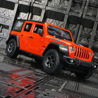 1:24 Jeeps Wrangler Rubicon Alloy Car Model Diecasts Metal Off-road Vehicles Car Model High Simulation Collection Kids Toys Gift