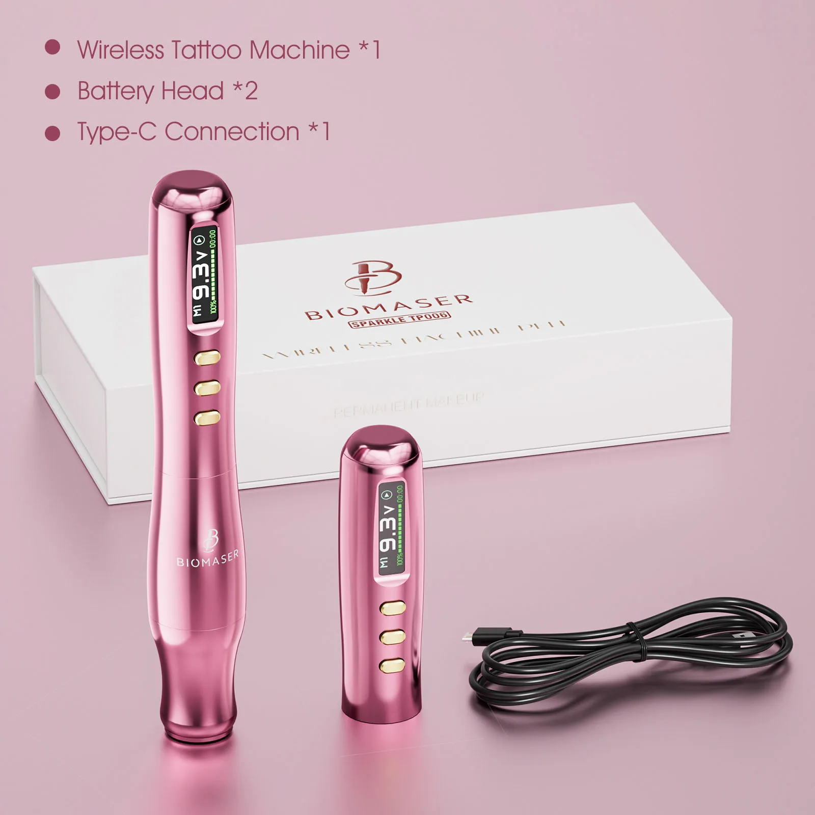 أحدث TP006 اللاسلكية الروتاري قلم الوشم آلة عدة للمحترفين الحاجب الشفاه كحل أومبير مسحوق الحواجب Microshading