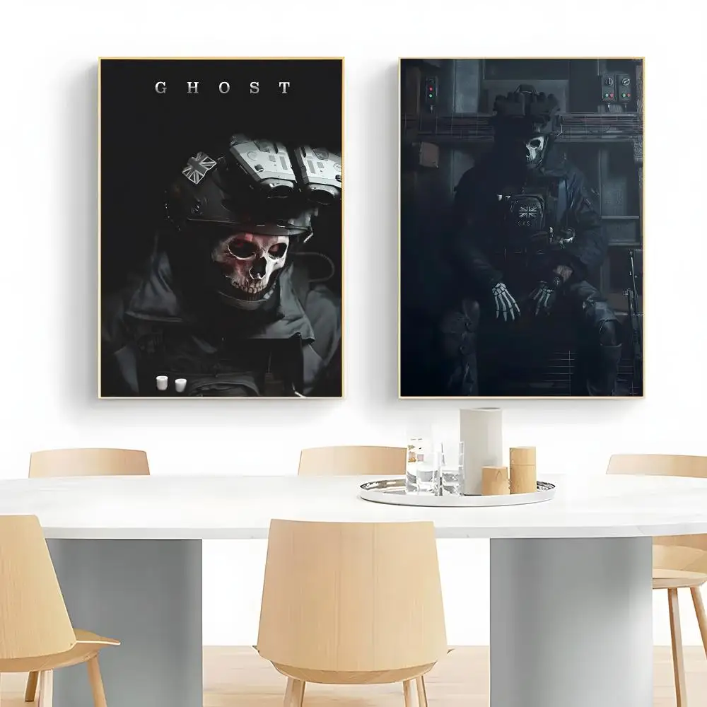 Tactical Game C-Call of Duty Ghost Poster Wall Art Print Decorative Mural Home Decor Gift Unframed