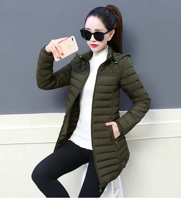 Winter Jacket 2022 Fashion Loose Down Cotton Women Coats  Parkas Female Casual Warm Outerwear Hooded Winter Coat Plus Size 6XL