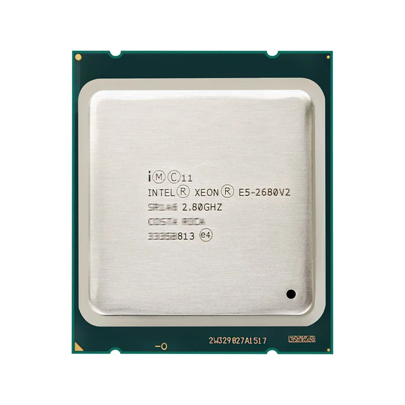 معالج Intel Xeon 2680V2 E5 2680 V2 مستعمل 10-Core 2.8 جيجا هرتز 115 وات LGA 2011