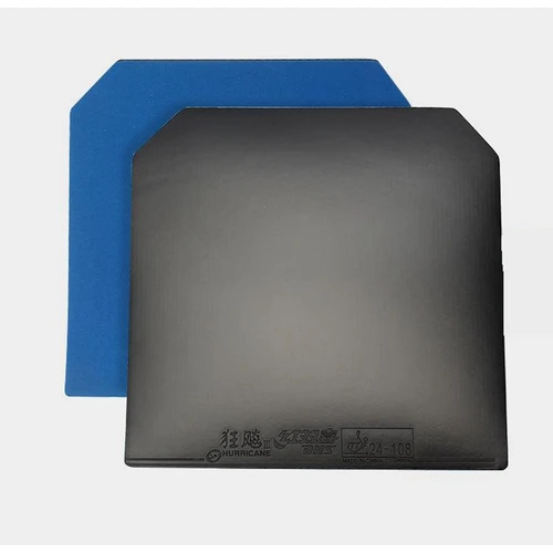 Imagen 2 del producto Hurricane 3 Provincial esponja azul tenis de mesa goma pegajosa hoja de Ping Pong negra 2,2mm de espesor esponja almohadillas de tenis de mesa