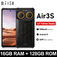 IIIF150 Air3S Rugged Phone 16GB(4+12) 128GB 5500mAh Battery 16MP Camera Android 14 Smartphone Global Version Telephone Portable