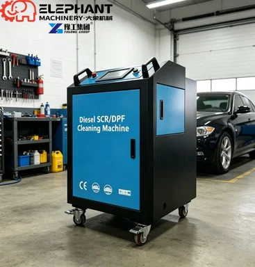 Diesel SCR/DPF Cleaning Machine Passenger And Commercial DPFs Cleaning With Rubber Adaptor And Is Compatible