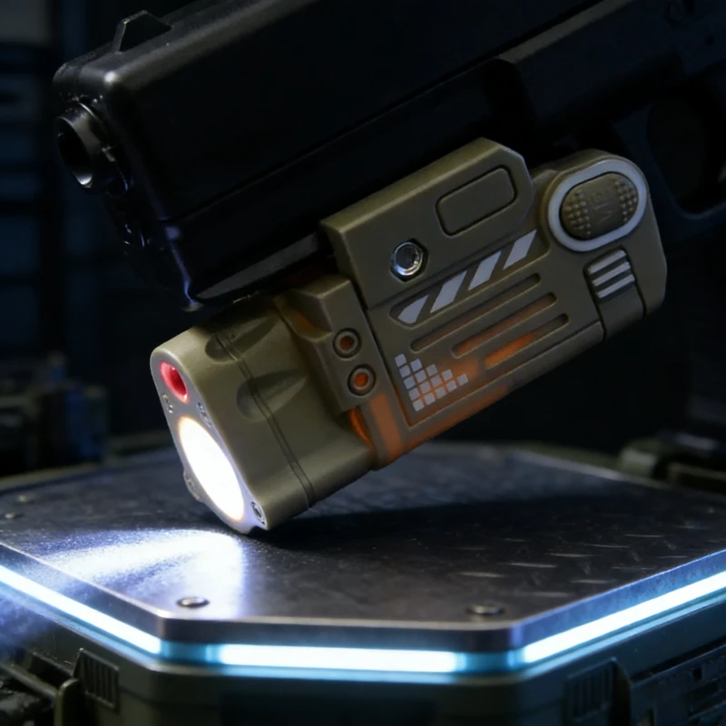 

Новый фонарь-прицел SBAL PL Scout LED 2026 года, пластиковый корпус, красный лазерный целеуказатель, стробоскоп, фонарик для пистолета, для страйкбола и охоты