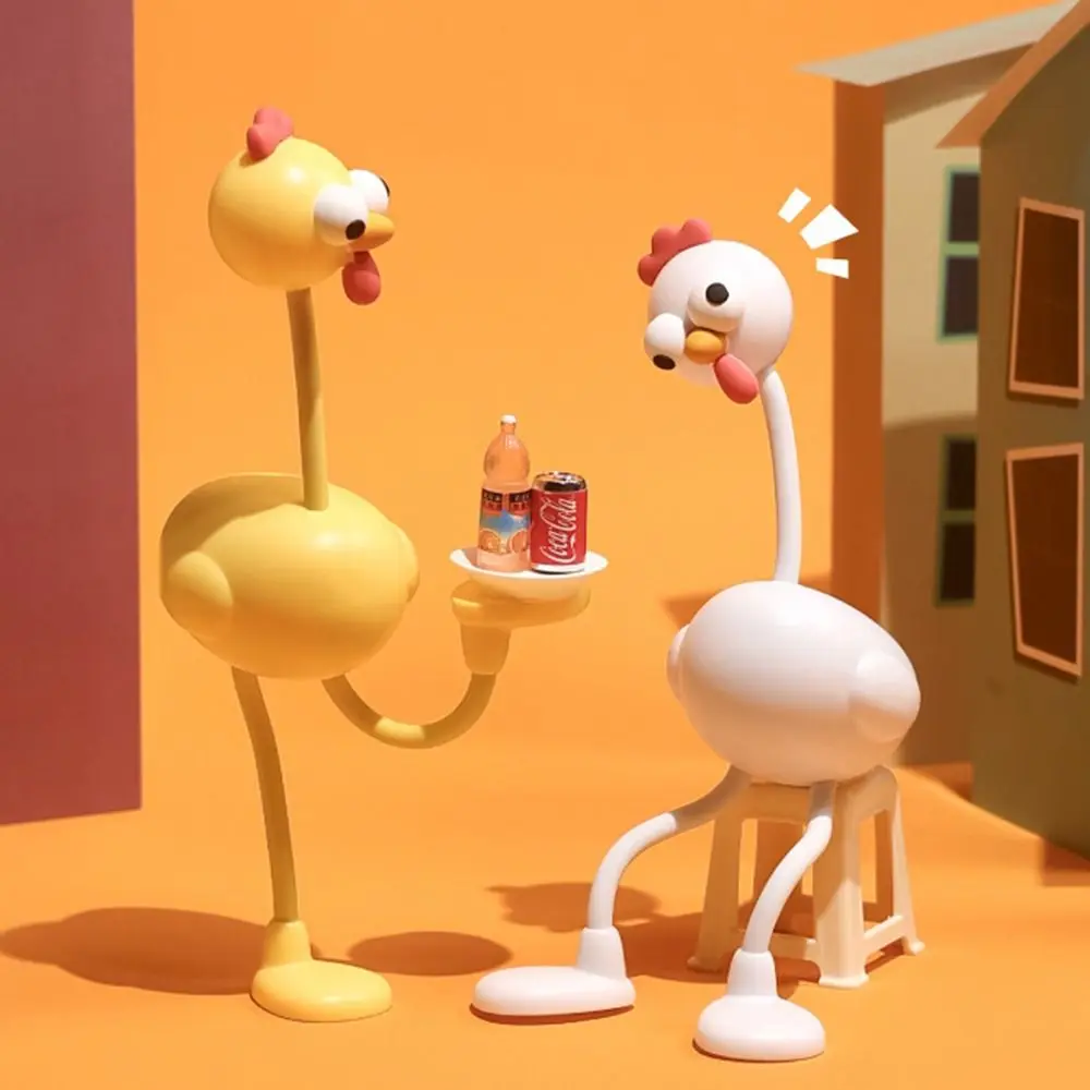 3 modos de iluminação engraçado frango luz noturna luz suave proteção para os olhos decoração cabeceira luz bonito dos desenhos animados multifuncional