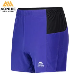 AONIJIE FM5197 uomo uomo leggero Quick Dry Athletic Gym Shorts fascia elastica pantaloni caldi esterni per la corsa palestra maratona quotidiana