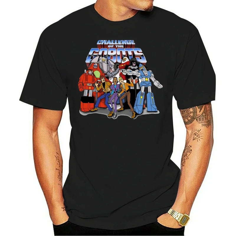 Men tshirt GoBots   Cast    Logo Unisex T Shirt women T-Shirt tees top