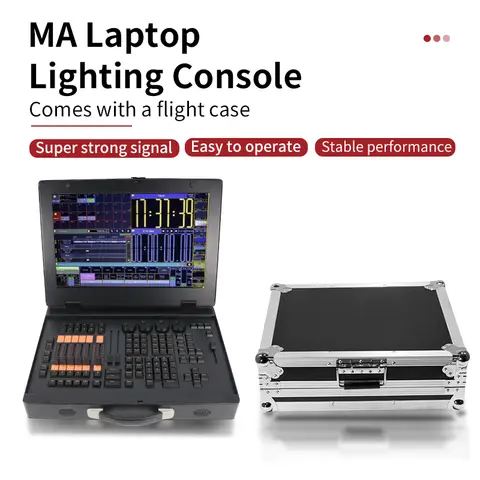 MA2 notebook laptop WING Console stage lights control led lighting console mini MA laptop DMX Controller Lighting Console