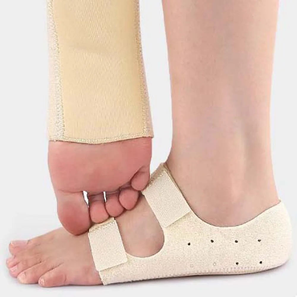 قوس القدم المسطحة تقويم العظام النعال أدوات العناية بالقدم القدم امتصاص الصدمات قوس دعم الأكمام وسادة الحشو لينة #2