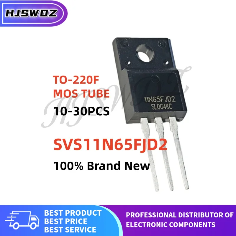 10~30pcs brand new SVS11N65FJD2 11N65FJD2 11N65F JD2 TO-220F MOSFET Field effect transistor In Stock
