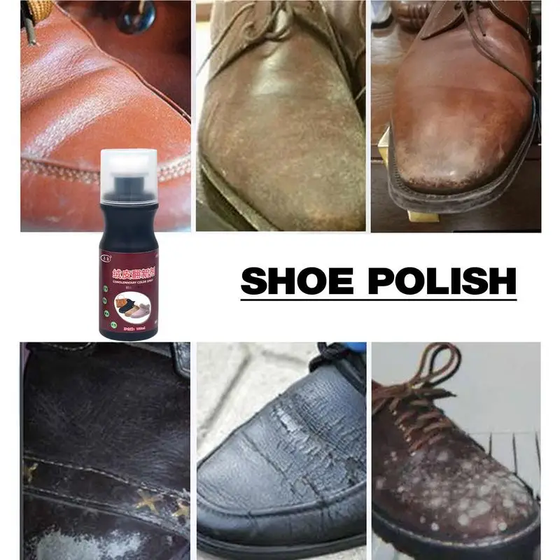 Liquid Shoe Polish Leather Protector Repair Agent Black Colorless Brown Leather Maintenance Oil Sofa Jacket Shine Polish