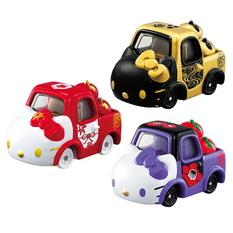 Takara Tomy Tomica Dream Tomica Hello Kitty Diecast Car Model Anime Collectible Toy Gift for Kids Girls In Stock view 4