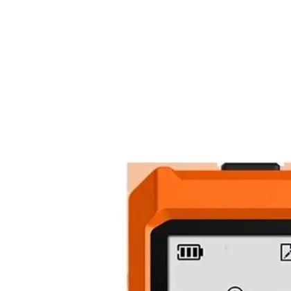 Wireless Temperature Humidity Meter Industrial High Accuracy Thermohygrometer With Data Logging For Lab Monitoring Orange