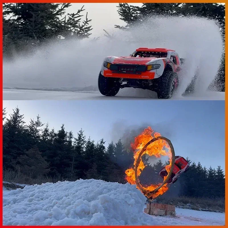 Q130 1:12 Allradantrieb RC Auto Licht Bürstenloser Motor Fernbedienung Auto Hochgeschwindigkeits-Drifting Monster Truck Spielzeug Geschenk Exklusiv