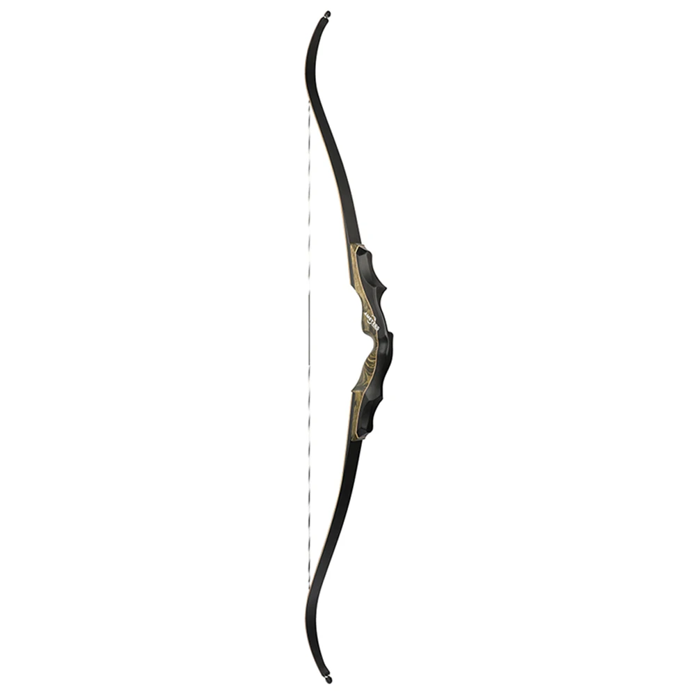 Archery Recurve Bow Arrow Set 62" High-Density Technical Wood Riser Detachable Adults Hunter Outdoor Hunting Target Shooting - view 6