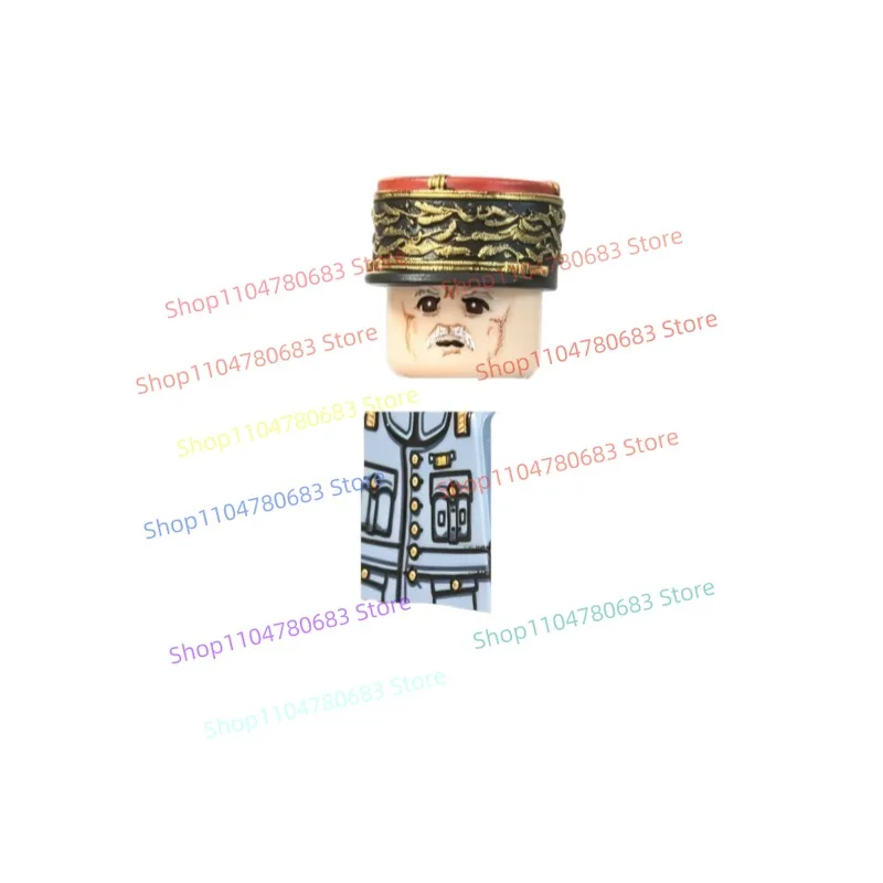 Mini-Figur Offizier Krieger Flaggen-Montagemodell Ornament, Anime-Cartoon-Spielzeug, Sammlerstück Actionfigur als Weihnachtsgeschenk