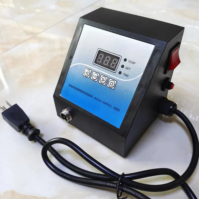 Heat Press Transfer Multifunctional Ma Blue Temperature Control Box Temperature Time Controller Accessories