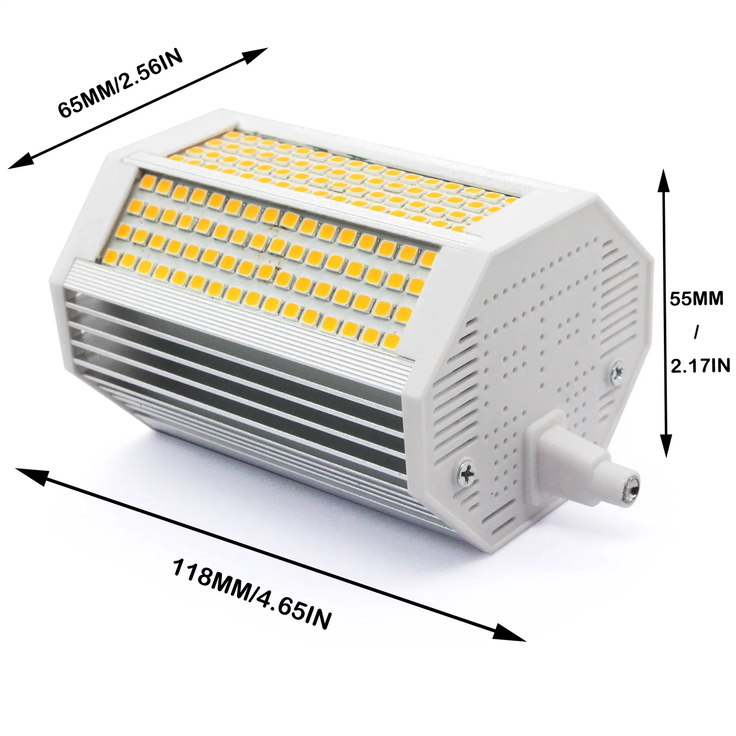 Dimmable 50W Led R7S Light 118mm 5500lm J118 RX7S sun Tube light Equivalent 500w halogen Lamp