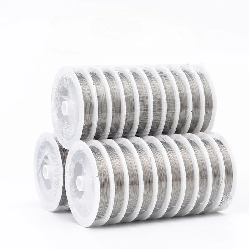 1pc Stainless Steel Beading Wire 0.3mm-1.0mm for DIY Jewelry Making Supplies Flexible and Rust Proof Metal String for Handcrafts