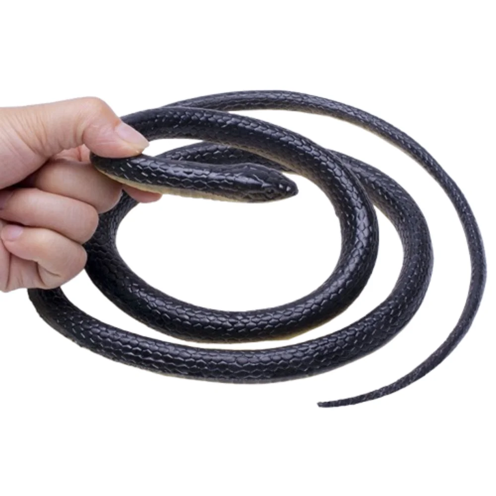 

Большая реалистичная змея 1,23 м, пугающая, для розыгрышей, искусственная, как живая, растягивающаяся, модель-имитация змеи, необычный подарок