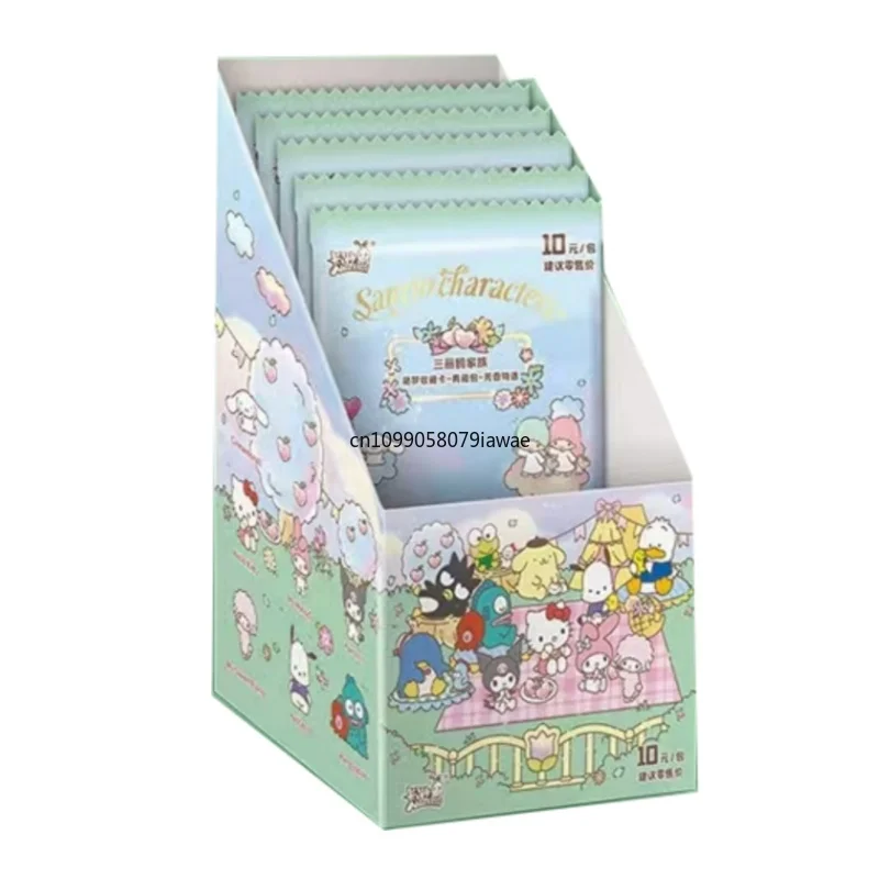 KAYOU 정품 새 Sanrio 카드 Mengmeng 컬렉션 가방 향기로운 이야기 헬로 키티 마이 멜로디 애니메이션 만화 주변 장난감 선물