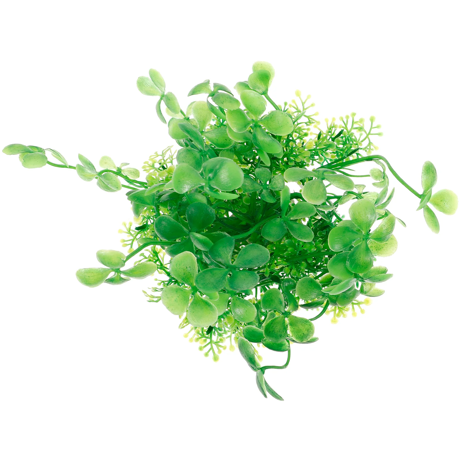 

Shamrocks Fish Tank Decoration Small Artificial Plants Aquatic Plastic Aquarium