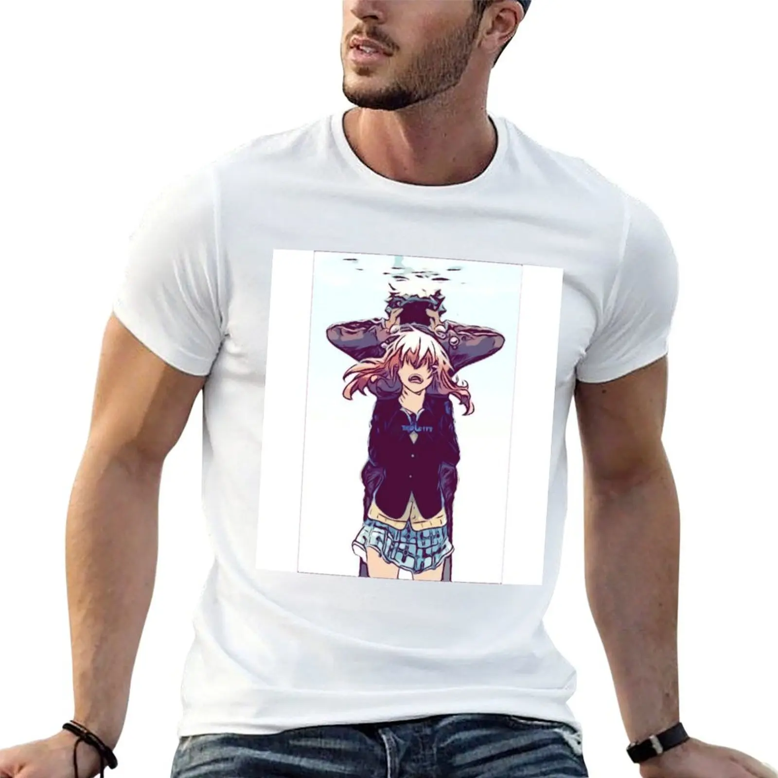 

A Silent Voice|Koe no Katachi - Shoko Nishimiya and Shoya Ishida (Sketch) T-Shirt man t shirt luxury man graphic t shirt T-Shirt