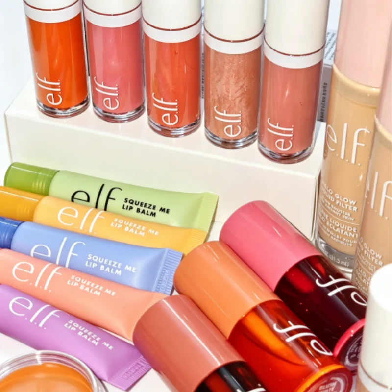 Popular ELF Liquid Makeup Primer Ice Cream Pore-Blurring Base Cream Lip Gloss Tinted Repair Transparent Gel Power Grip Primer