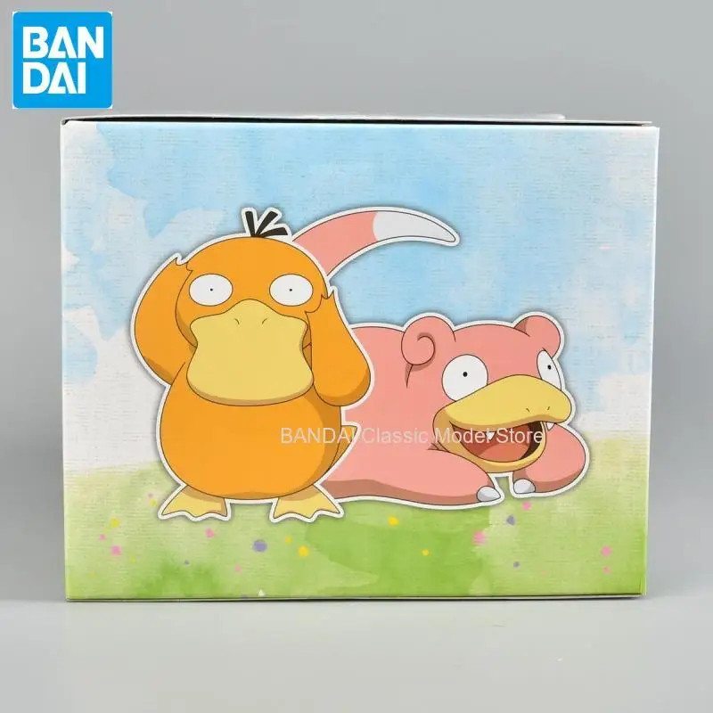 Genuine Official Original Bandai Banpresto Pokemon Psyduck Slowpoke Anime Genuine Collectible Boxed Model Dolls Toy Ornament